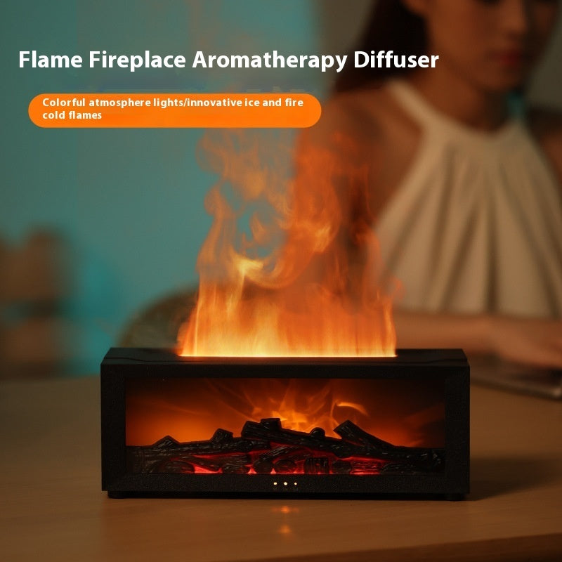 3D Flame Essential Oil Diffuser & Humidifier