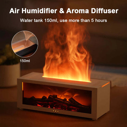 3D Flame Essential Oil Diffuser & Humidifier