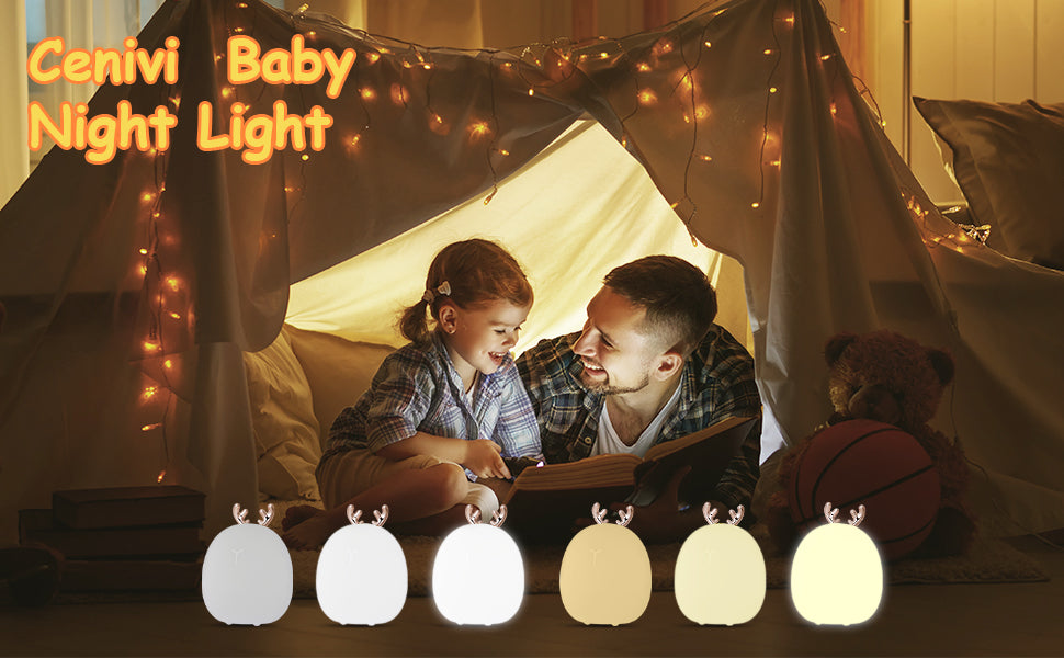 Dimmable Silicone Touch Light for Baby Feeding