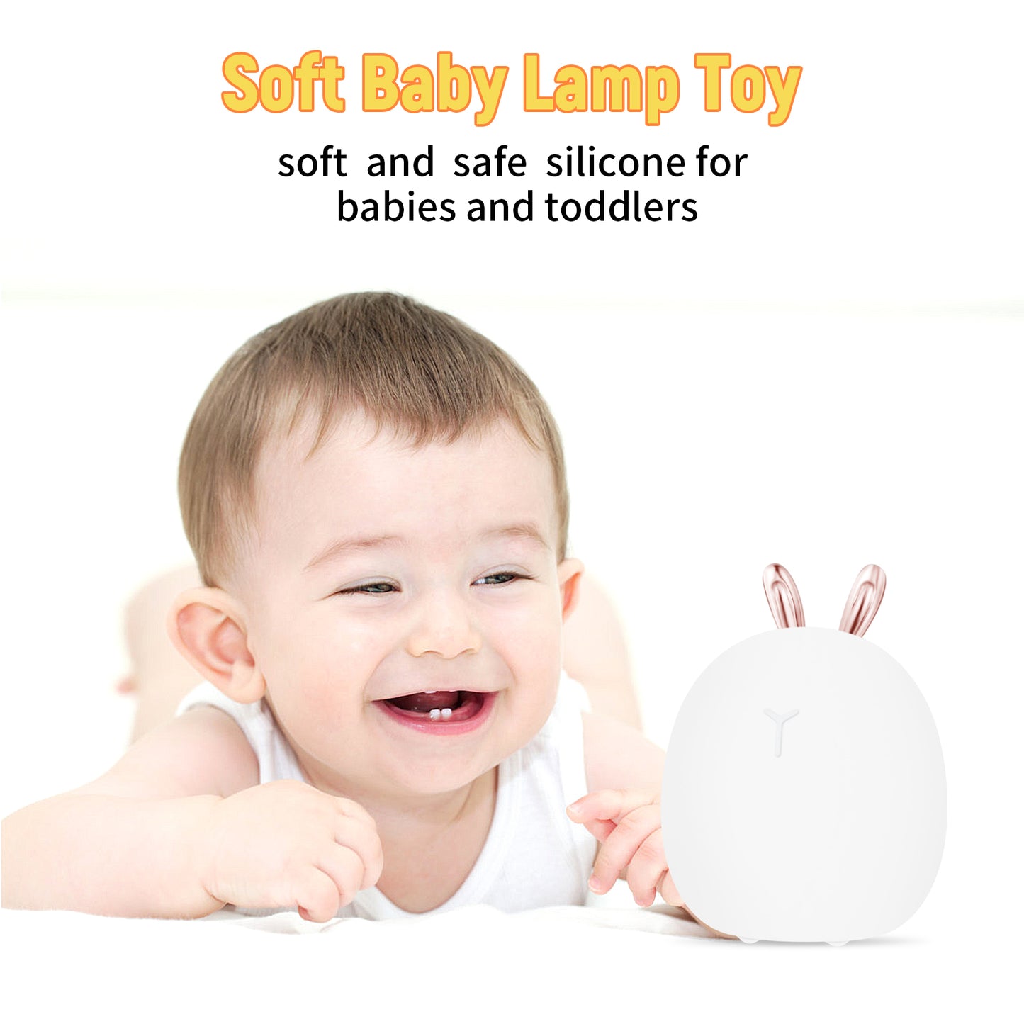 Dimmable Silicone Touch Light for Baby Feeding