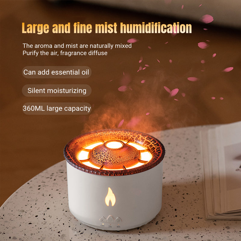 Ultrasonic Volcano Aromatherapy Humidifier